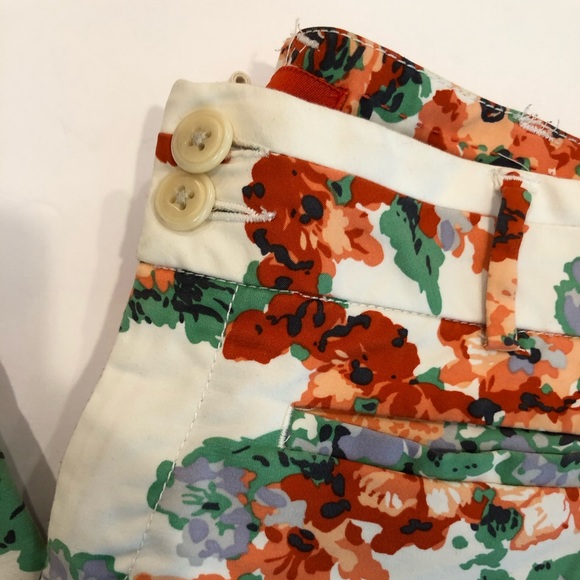 Anthropologie Cartonnier Floral Crop Pants - Picture 8 of 12